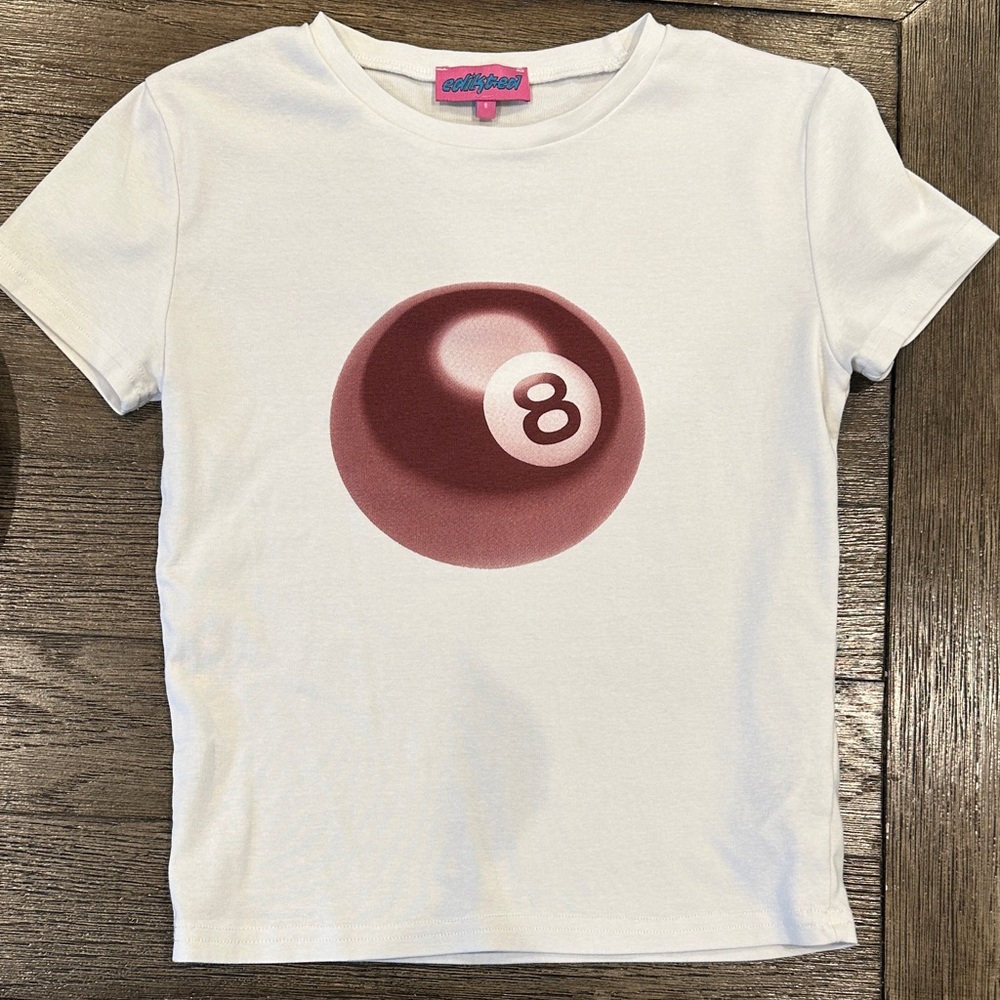 Ediked 8 ball shirt size S